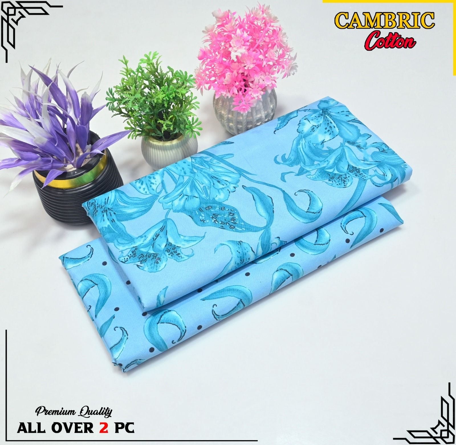 Cambric cotton By Riwaj 2pc D#258