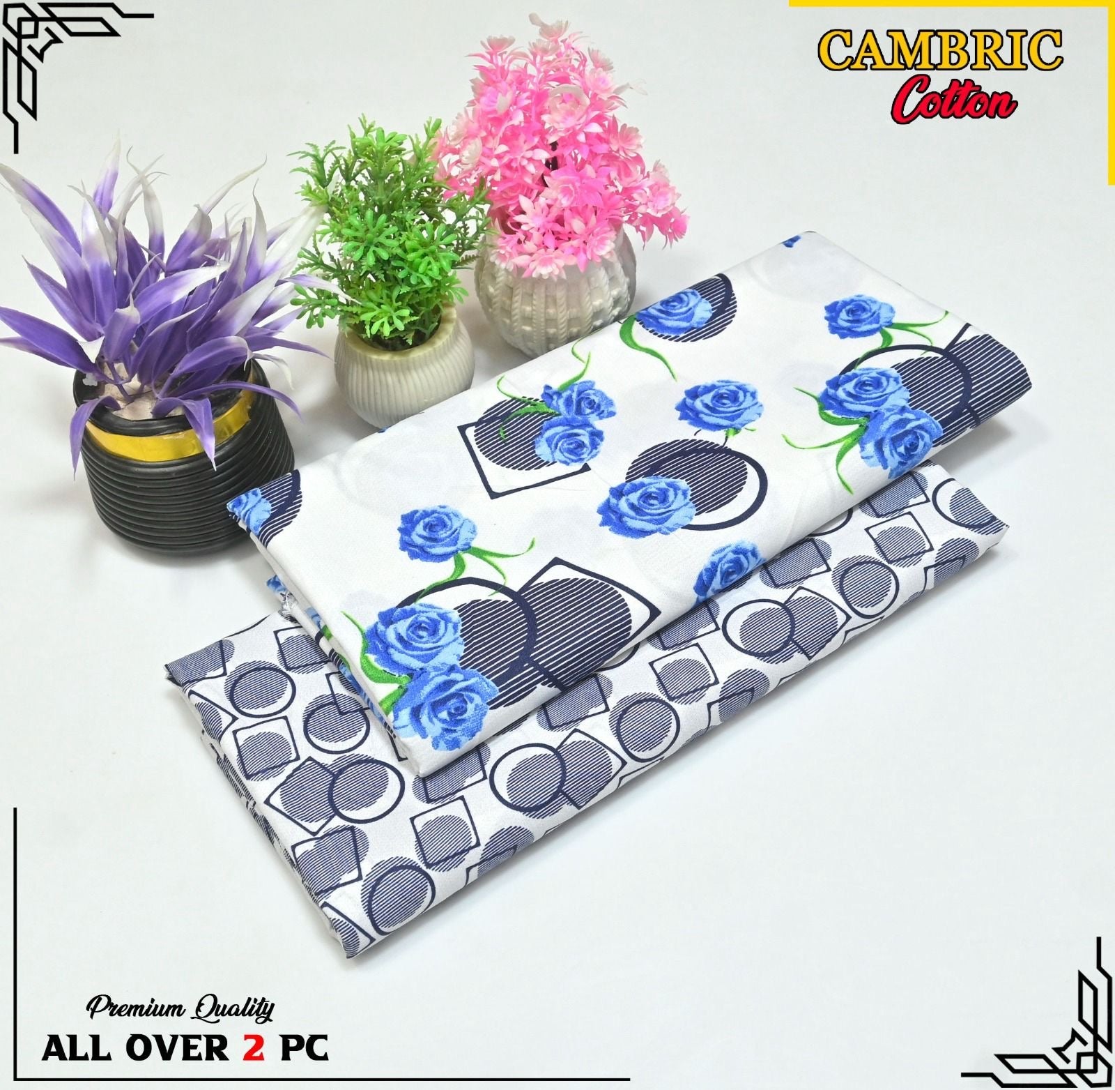 Cambric cotton By Riwaj 2pc D#207