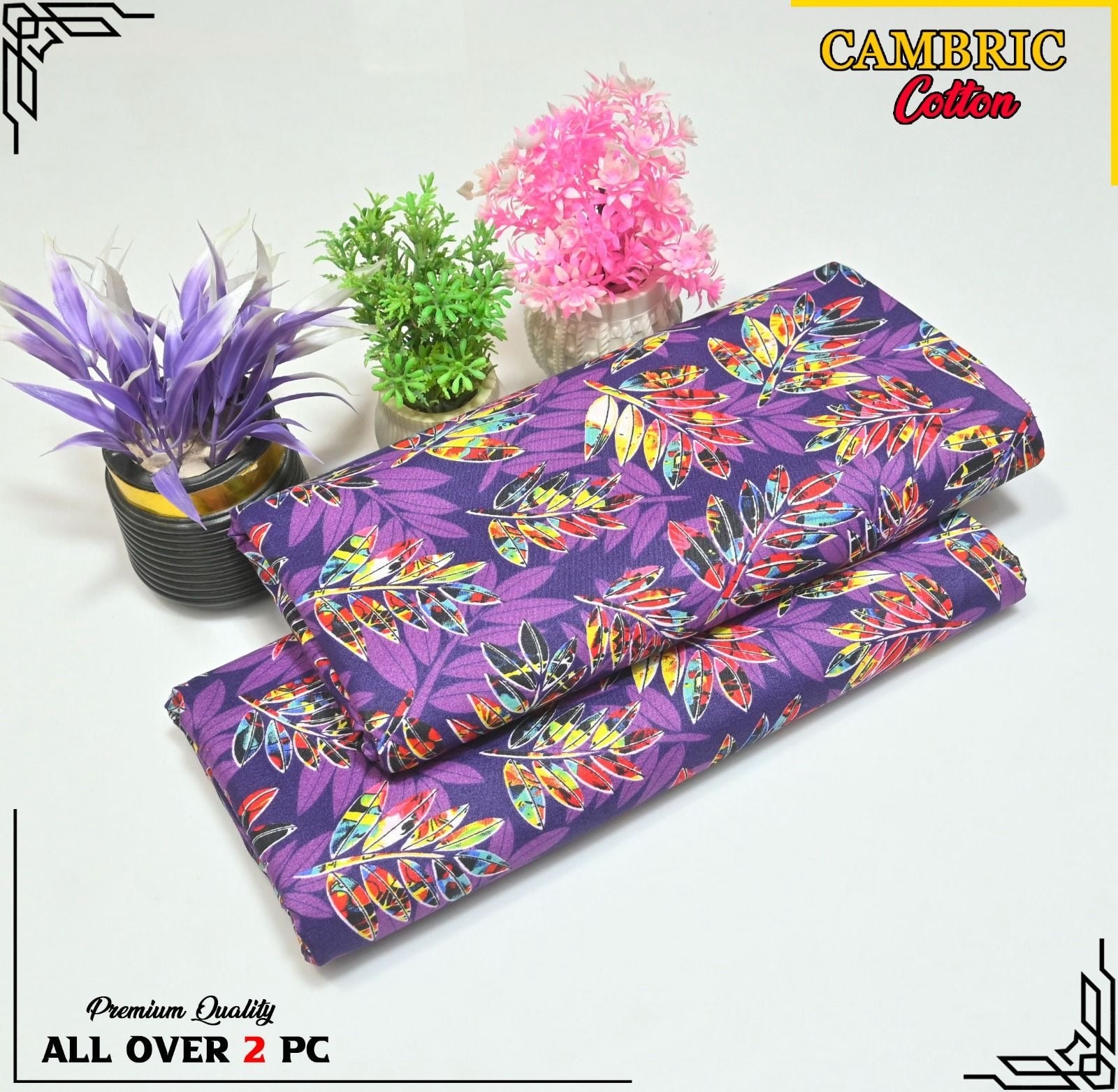 Cambric cotton By Riwaj 2pc D#243