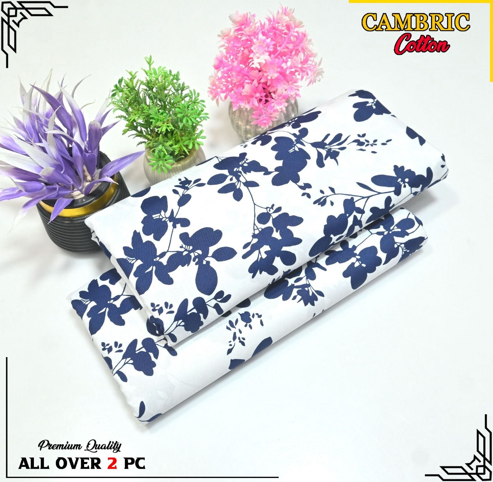 Cambric cotton By Riwaj 2pc D#236
