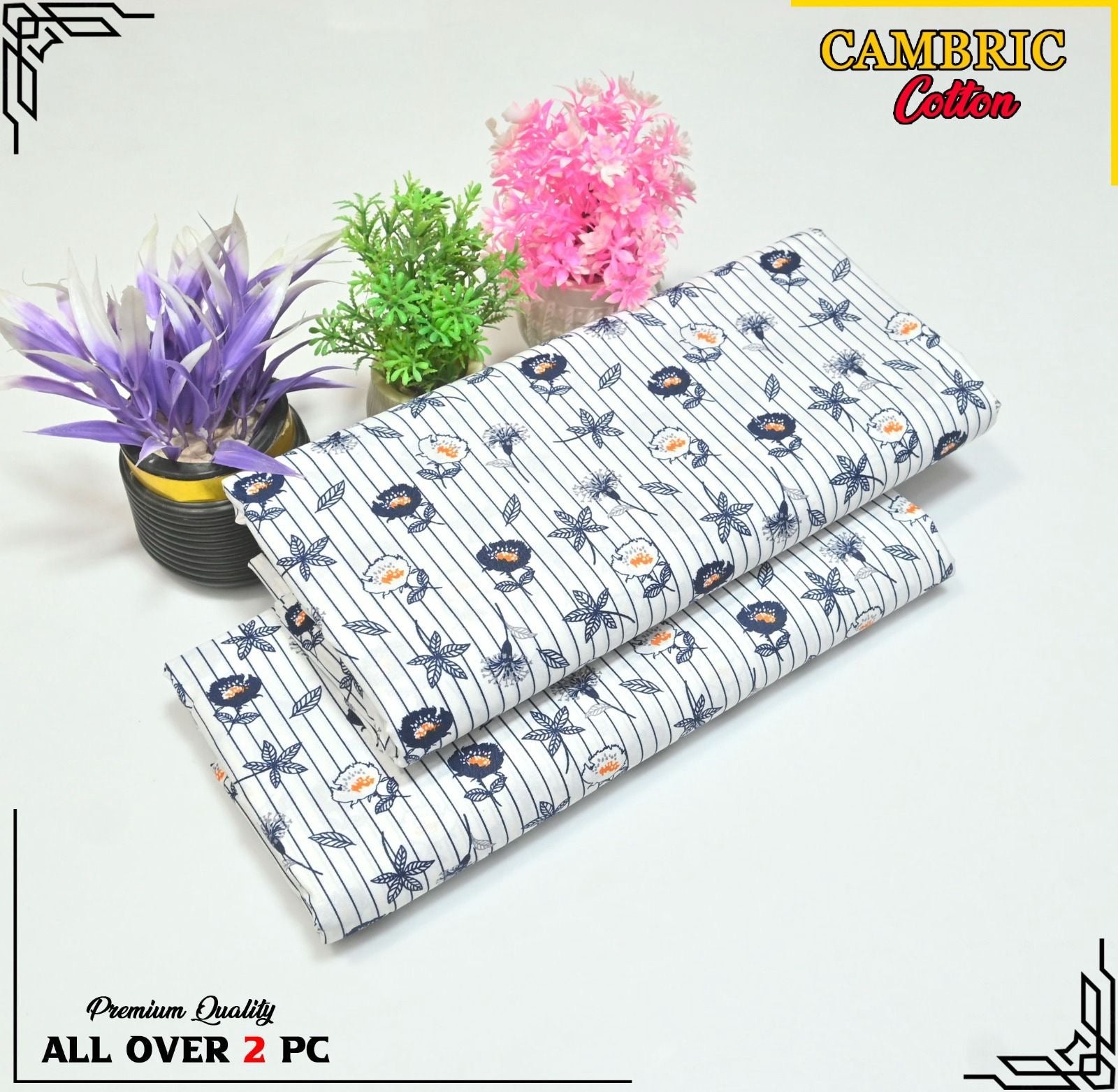 Cambric cotton By Riwaj 2pc D#235