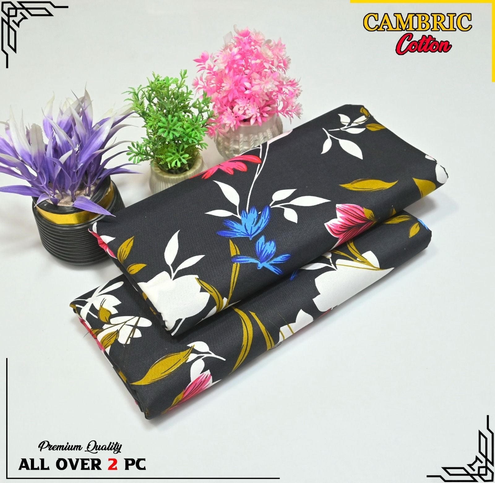 Cambric cotton By Riwaj 2pc D#208
