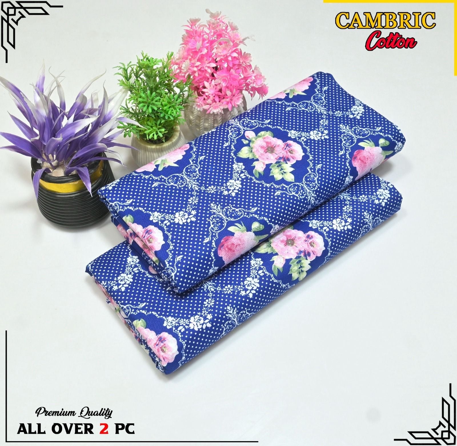Cambric cotton By Riwaj 2pc D#241
