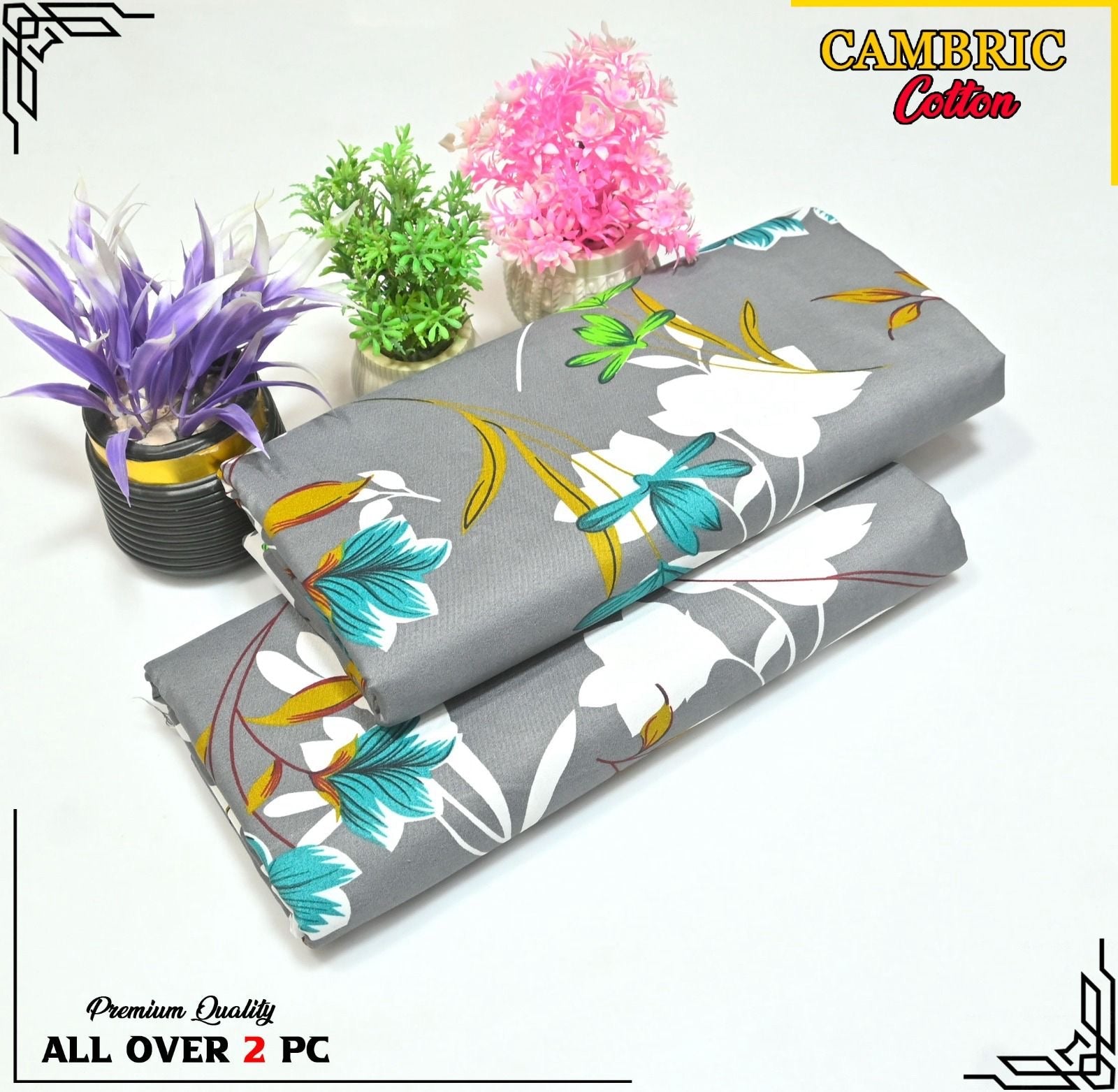 Cambric cotton By Riwaj 2pc D#234