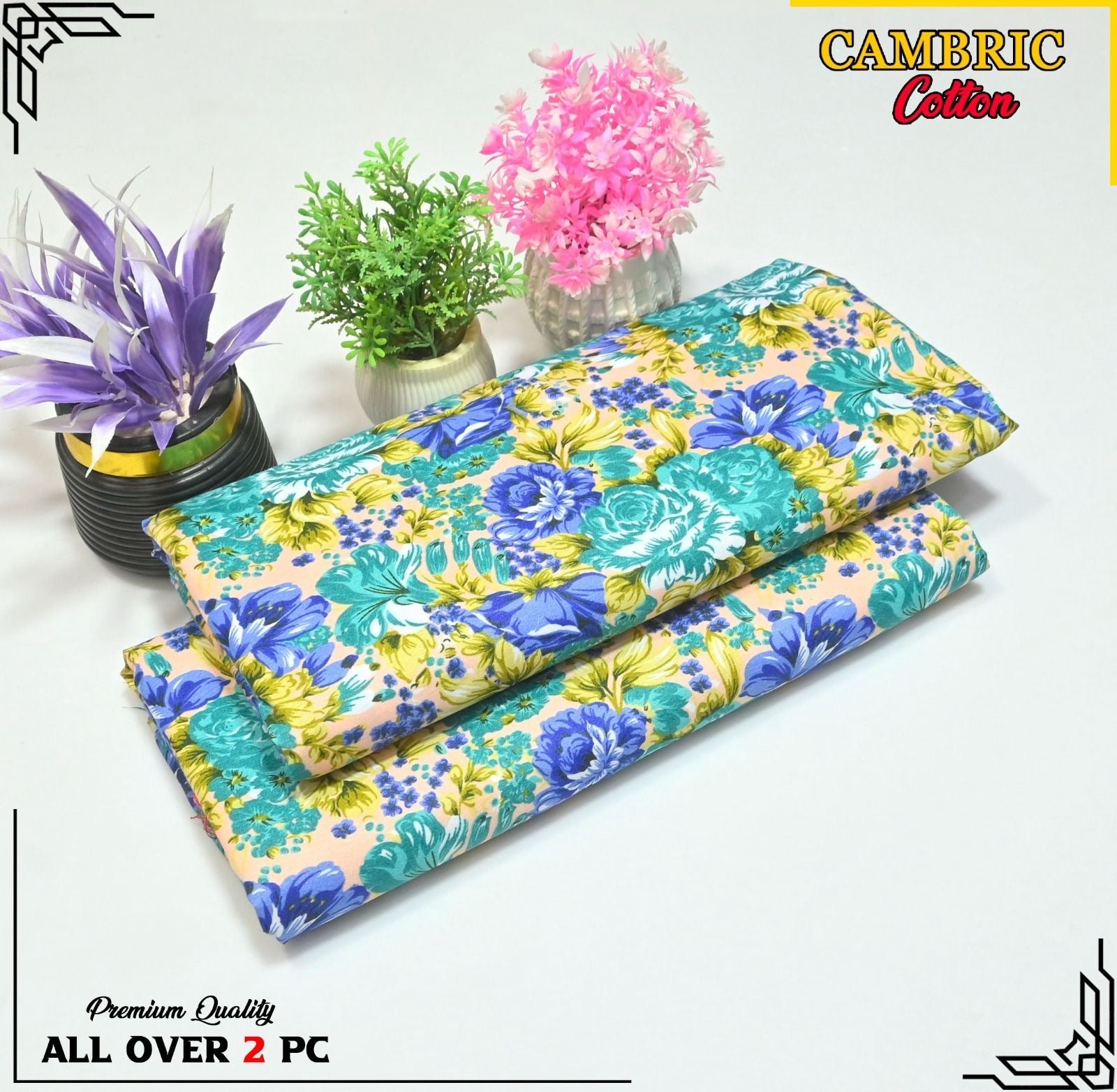 Cambric cotton By Riwaj 2pc D#209