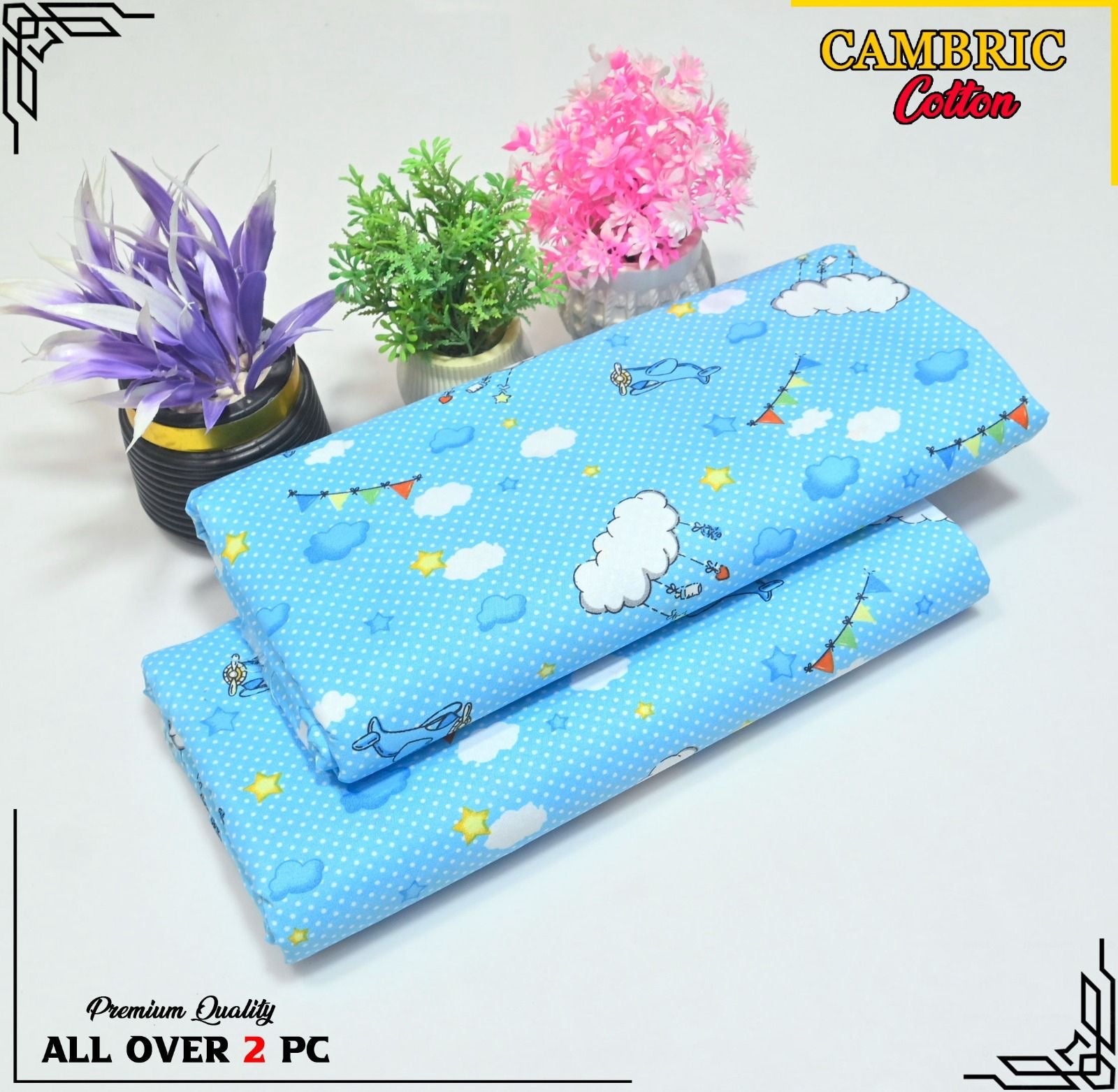 Cambric cotton By Riwaj 2pc D#240