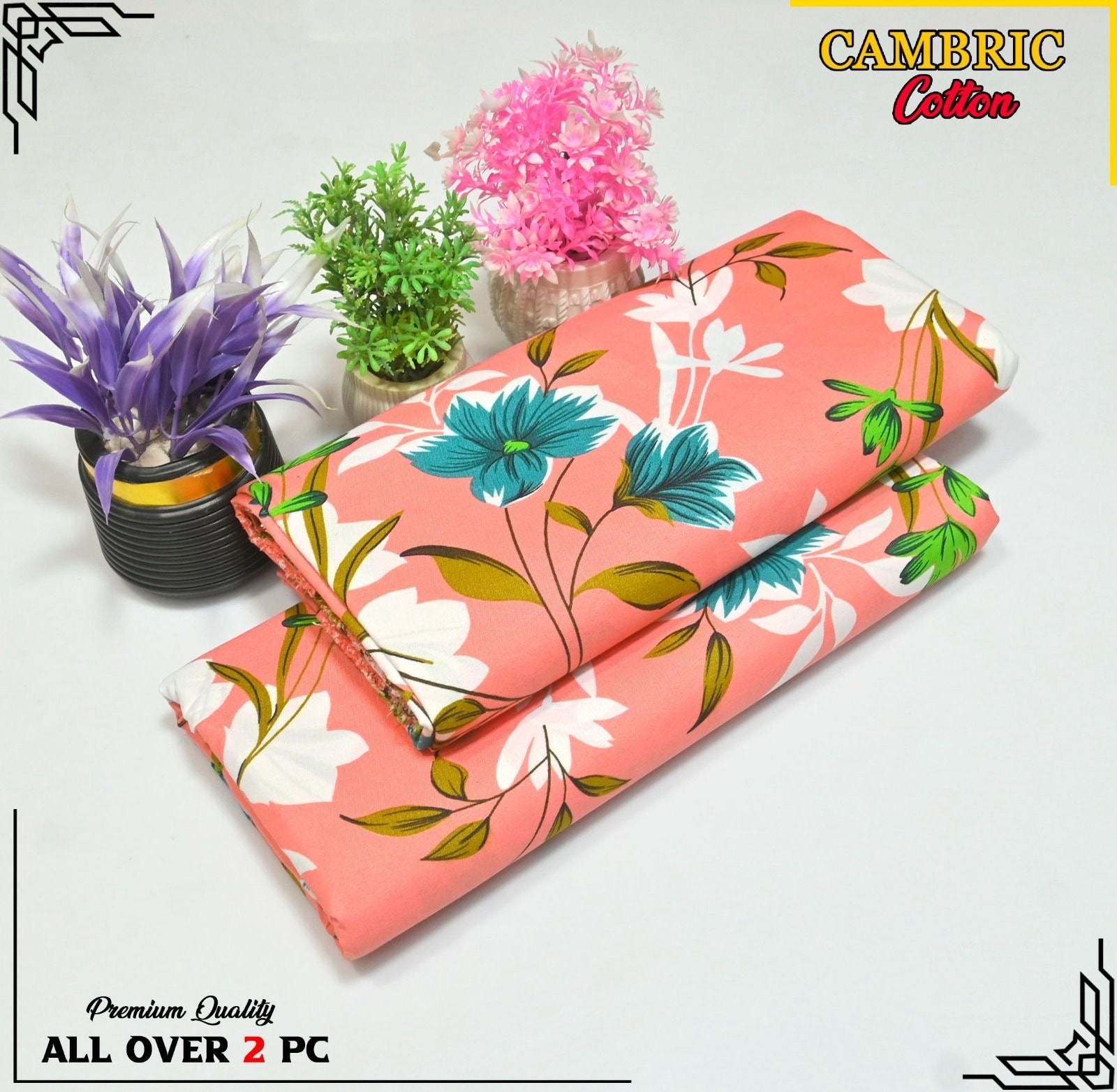 Cambric cotton By Riwaj 2pc D#247