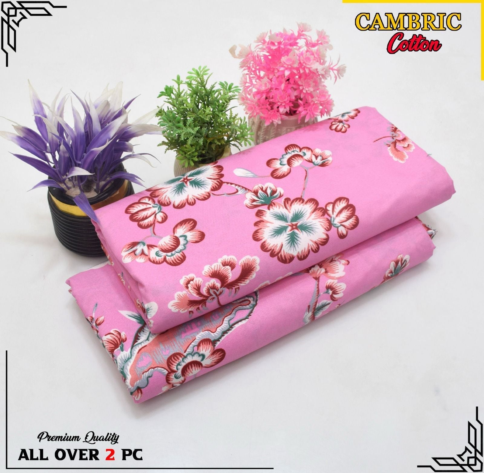 Cambric cotton By Riwaj 2pc D#273