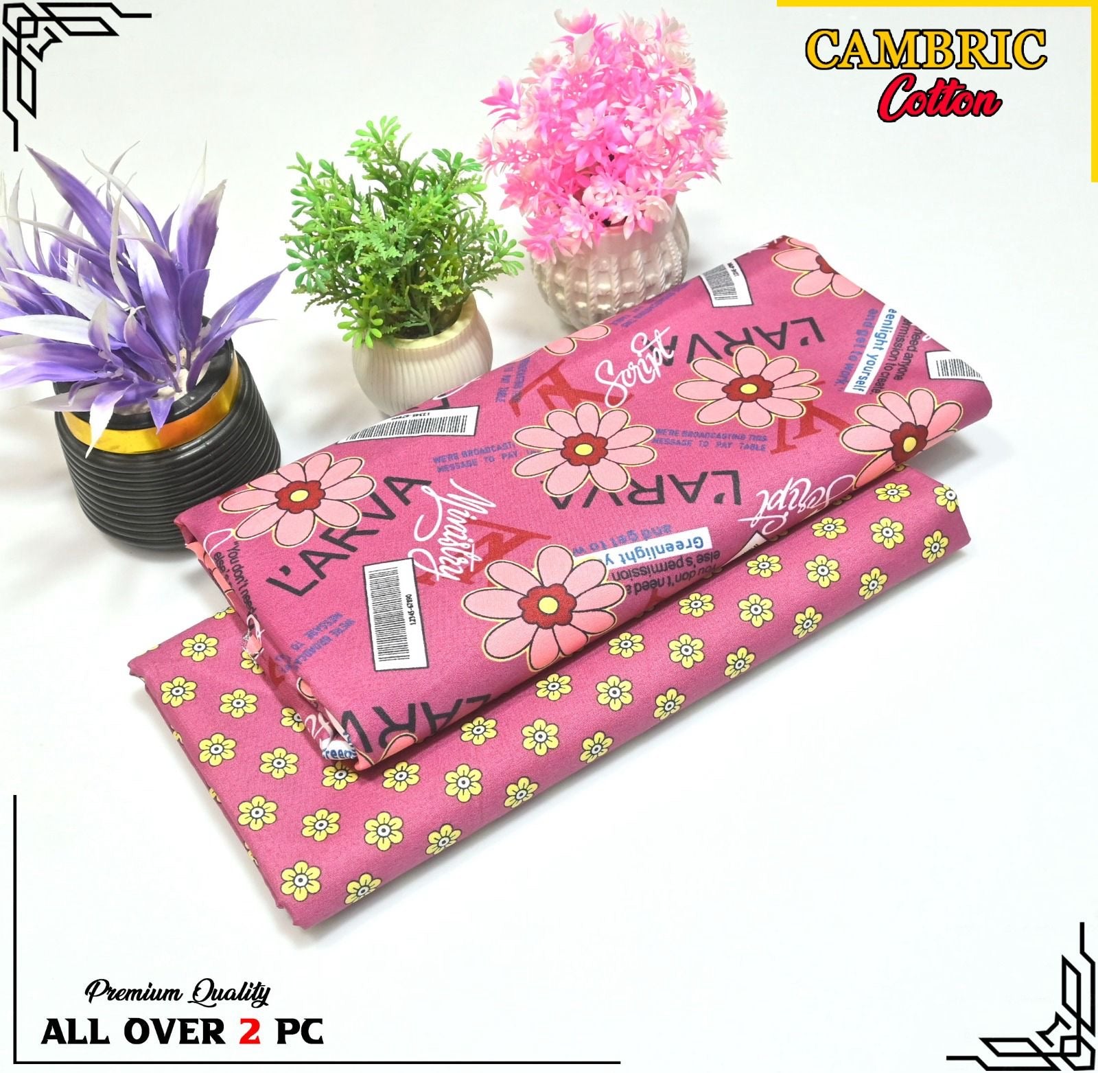 Cambric cotton By Riwaj 2pc D#214