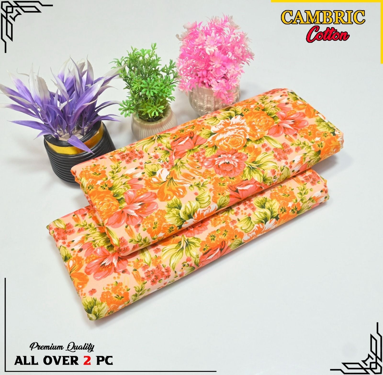 Cambric cotton By Riwaj 2pc D#257