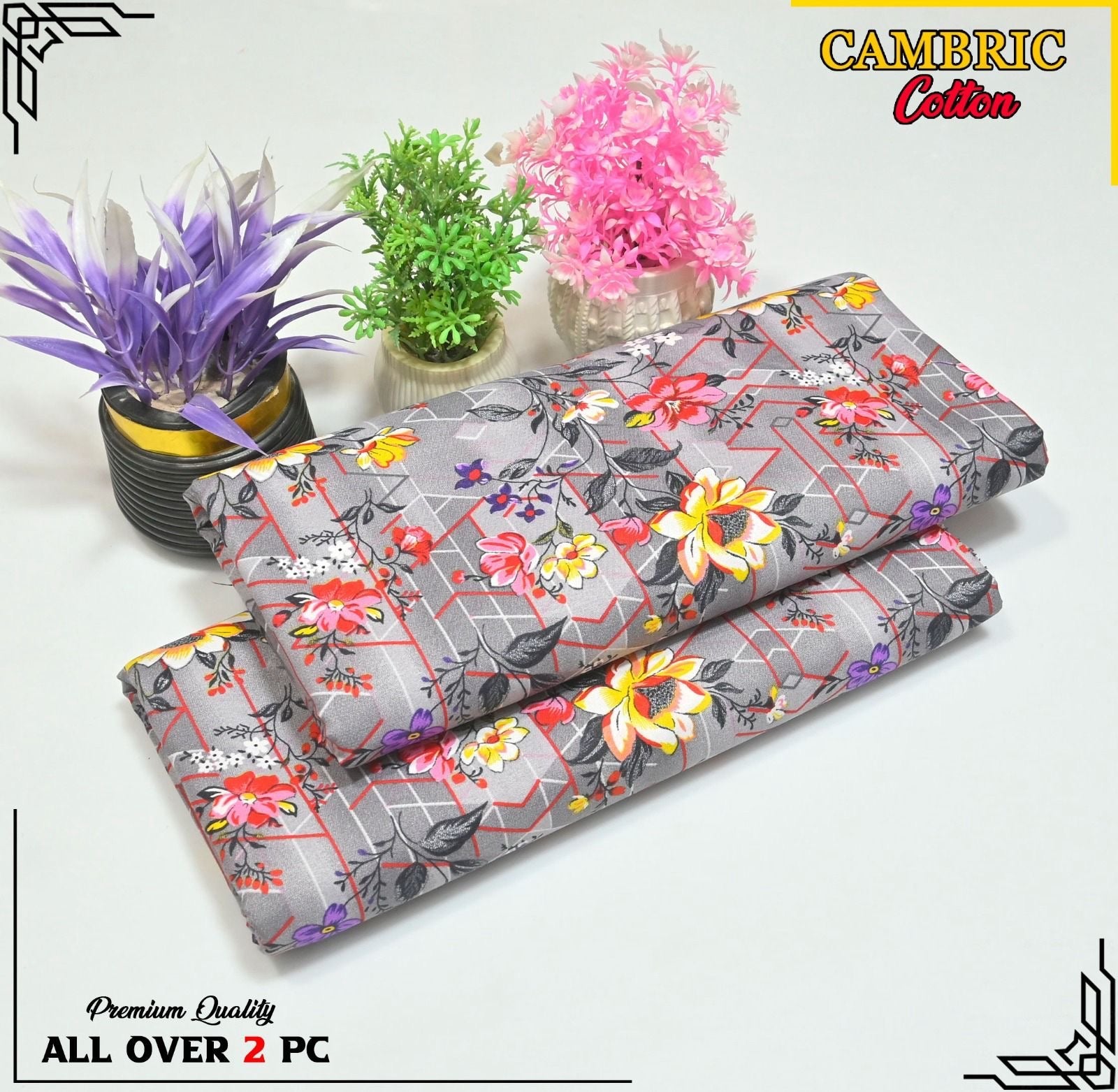 Cambric cotton By Riwaj 2pc D#254