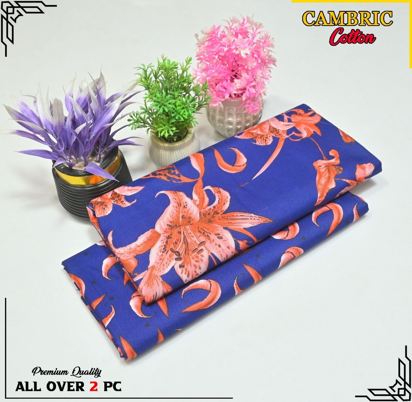 Cambric cotton By Riwaj 2pc D#213