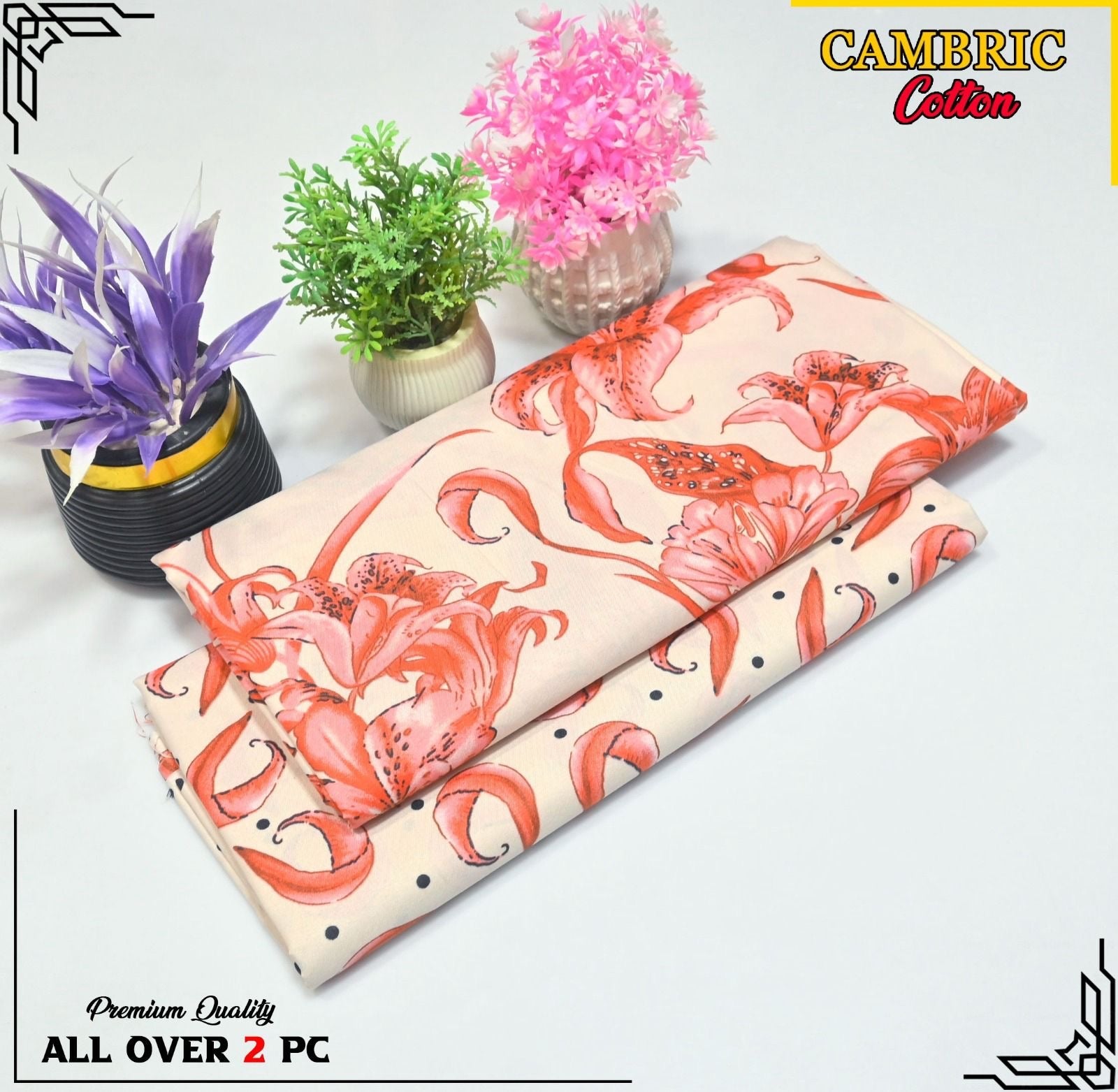 Cambric cotton By Riwaj 2pc D#225