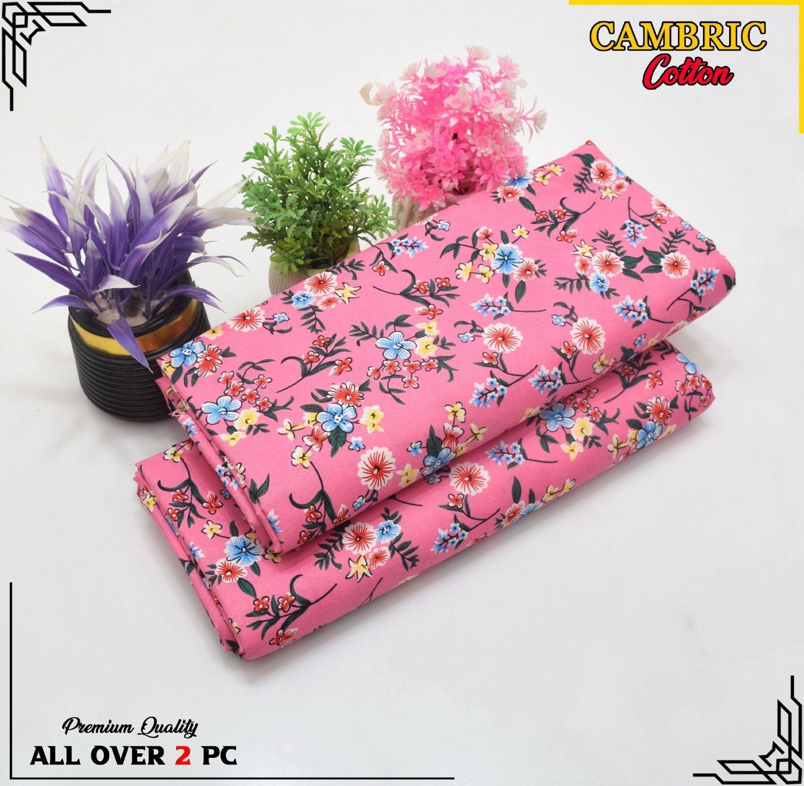 Cambric cotton By Riwaj 2pc D#278