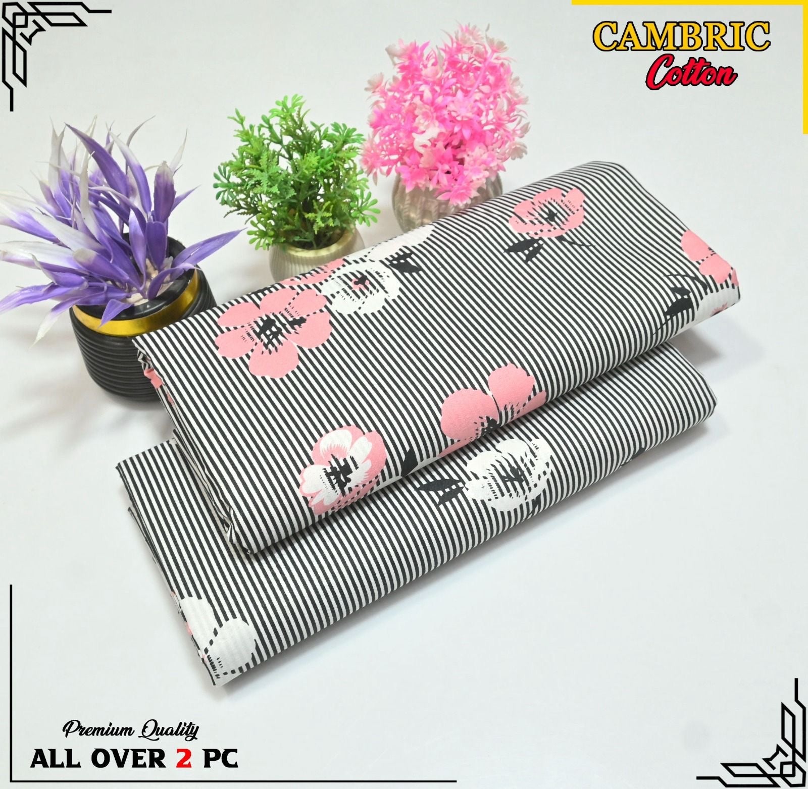 Cambric cotton By Riwaj 2pc D#237