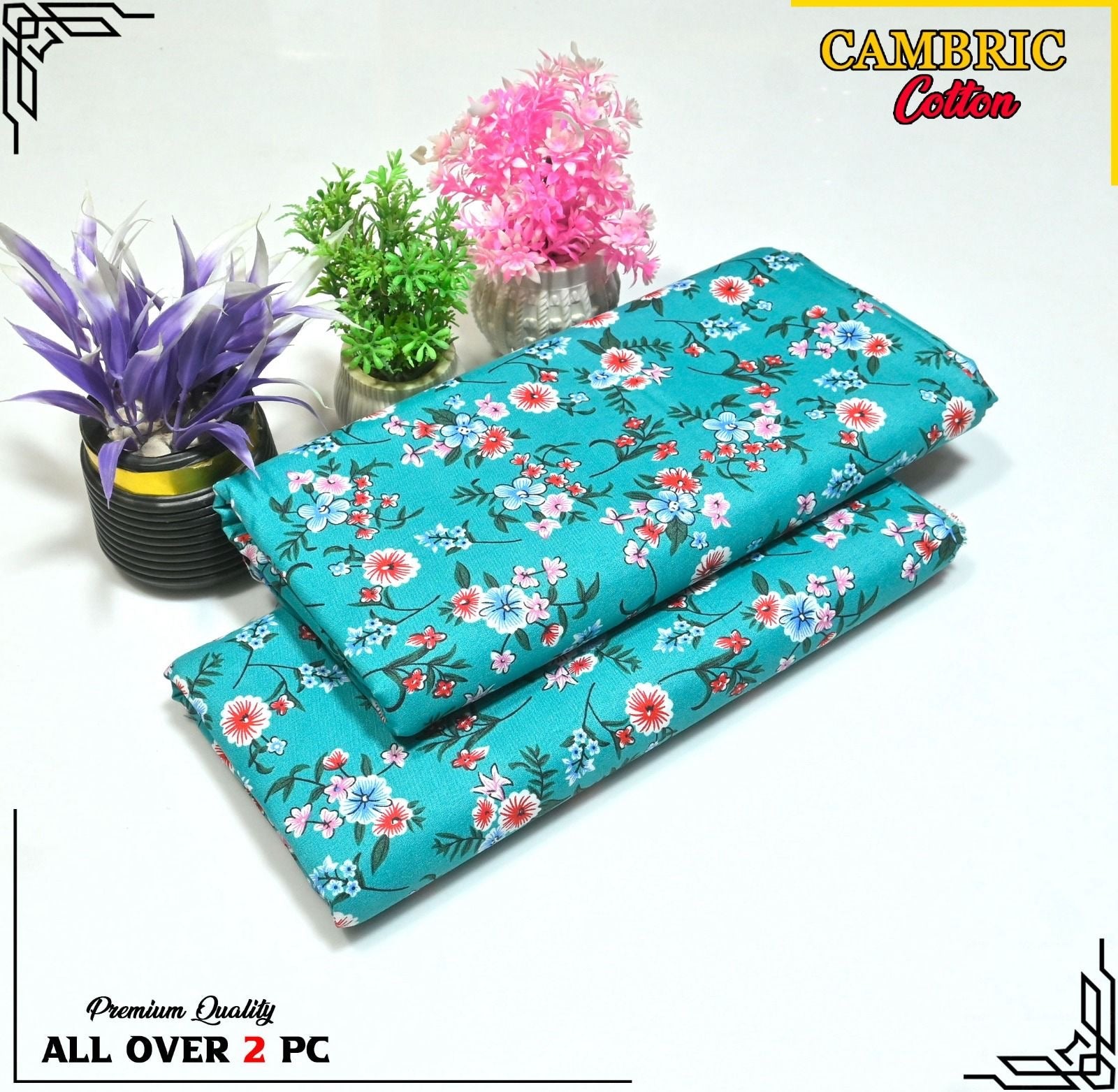 Cambric cotton By Riwaj 2pc D#238