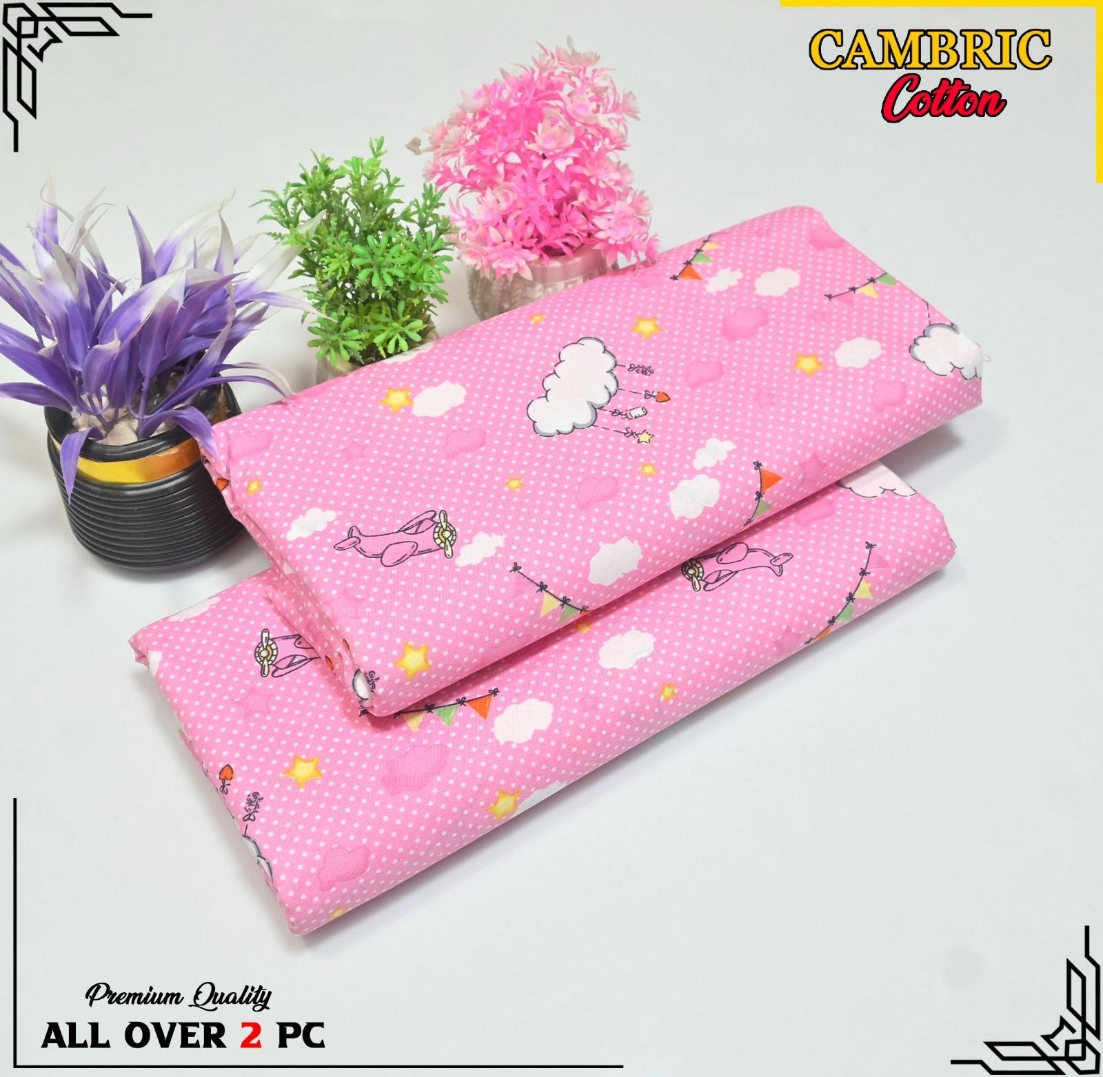 Cambric cotton By Riwaj 2pc D#211
