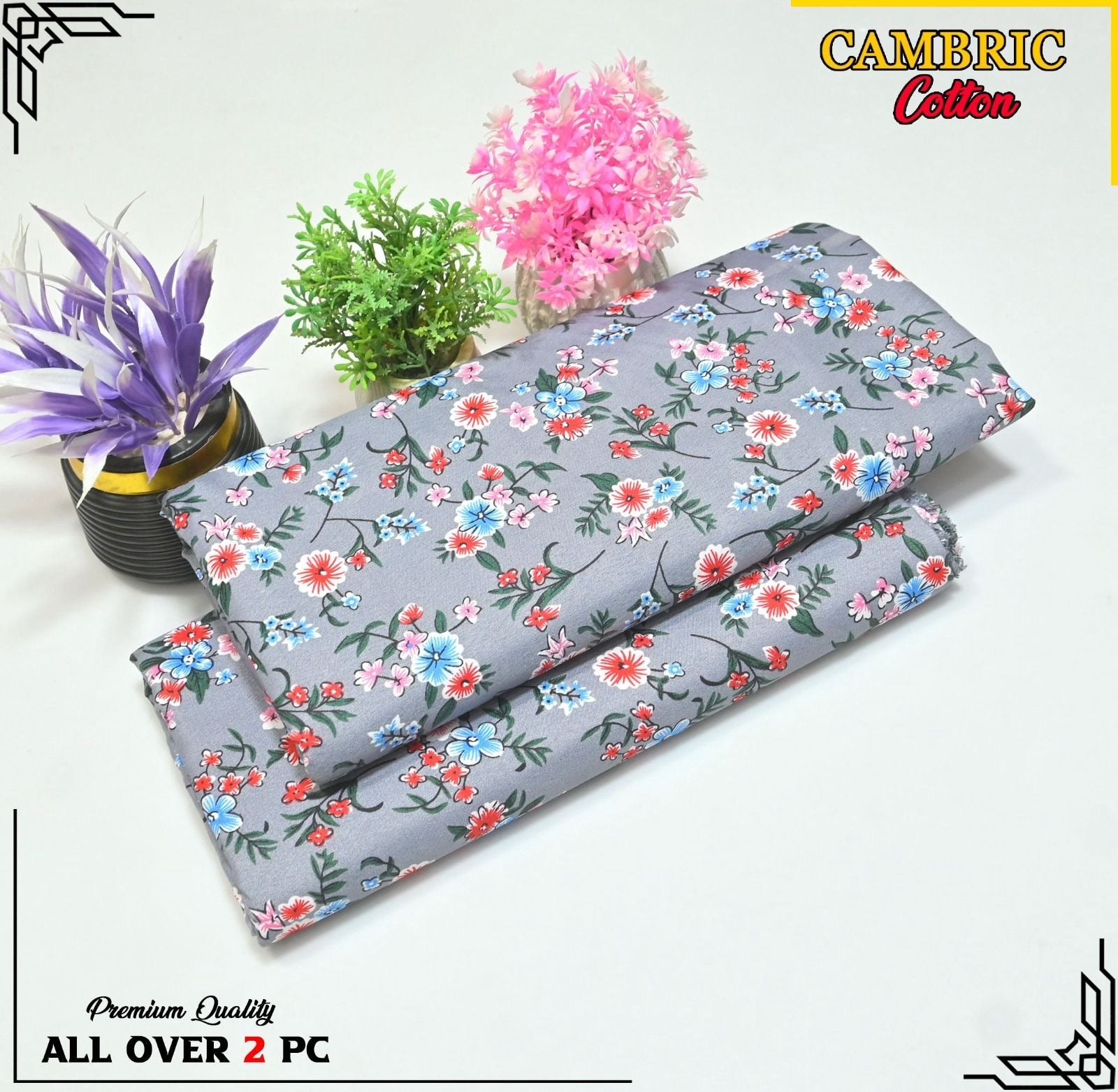 Cambric cotton By Riwaj 2pc D#245