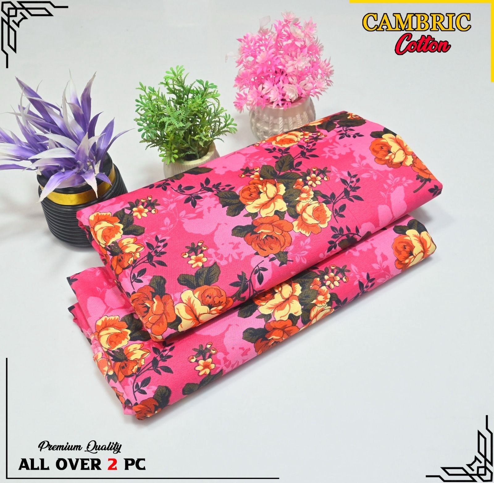 Cambric cotton By Riwaj 2pc D#204