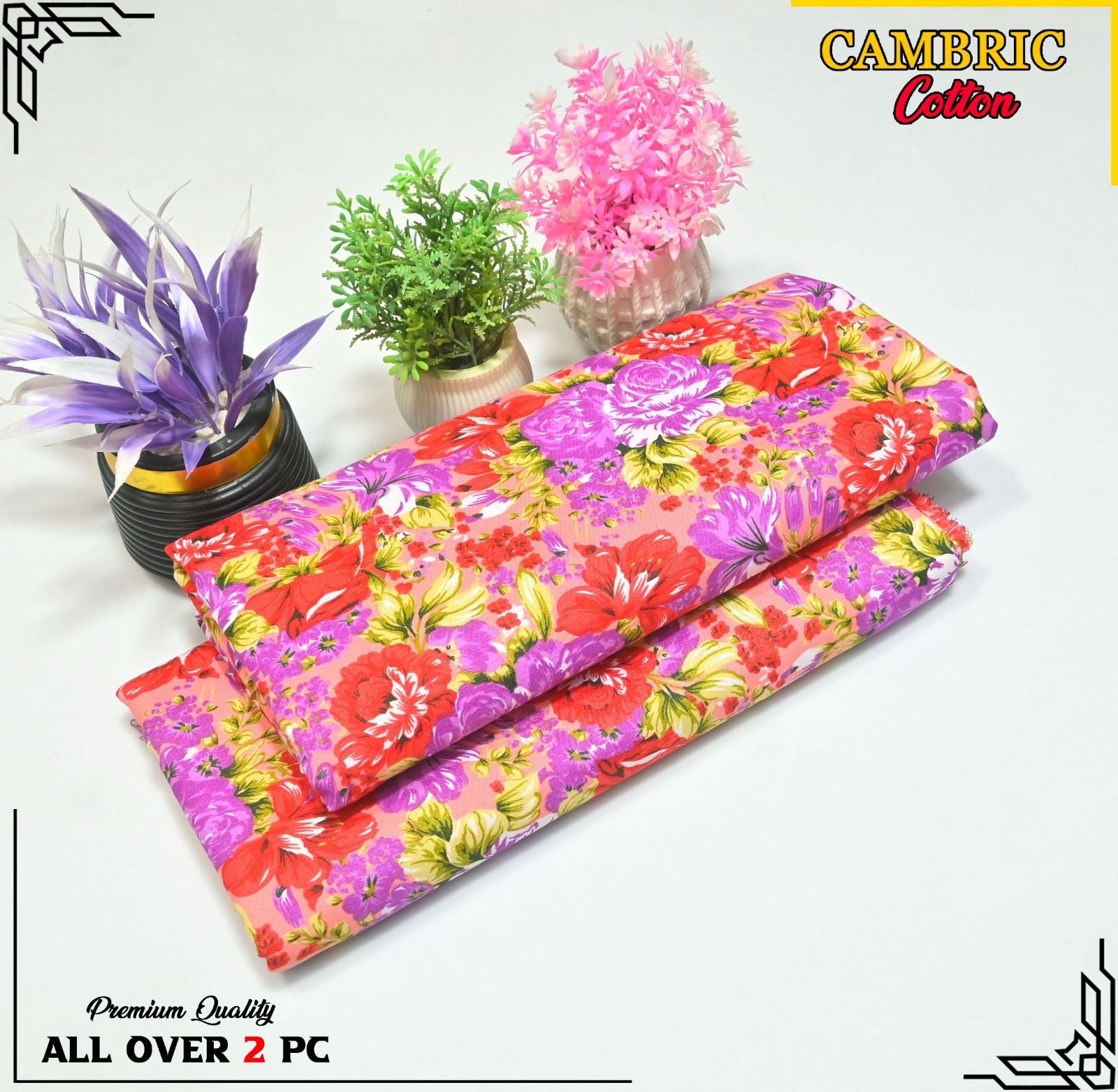 Cambric cotton By Riwaj 2pc D#262